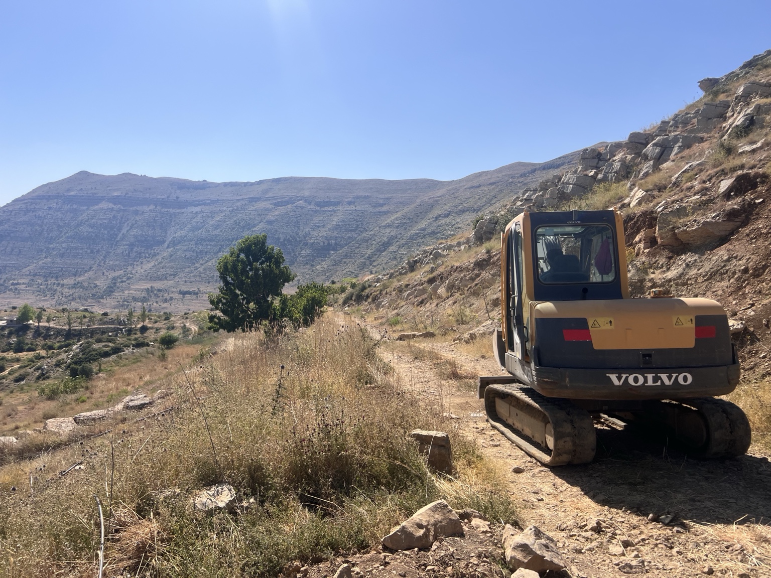 Morning work on the land